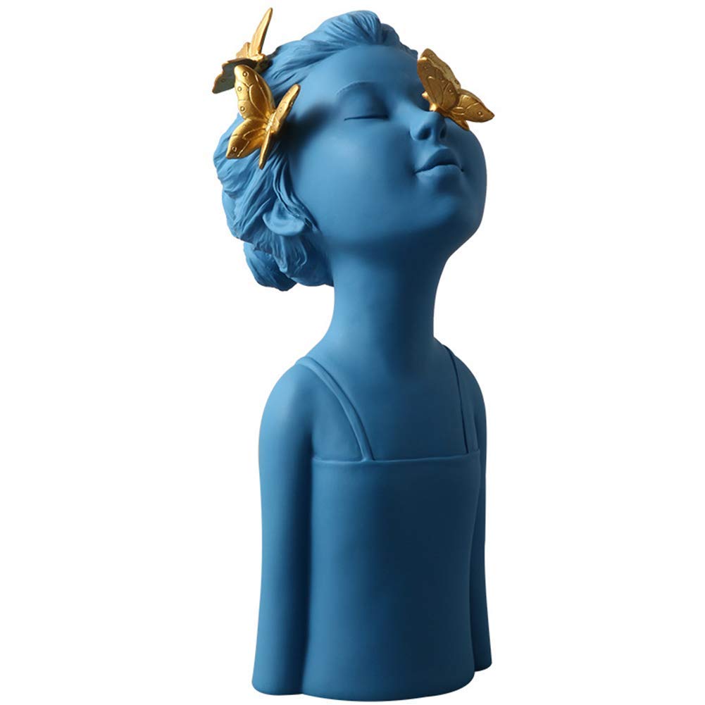 Décoration de statues de fille pour embellir un salon meublé sans vie