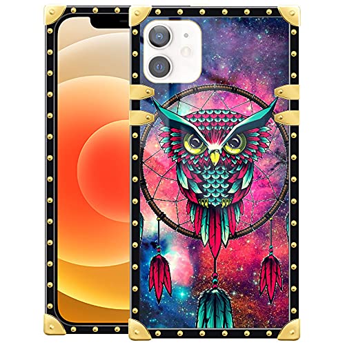 Iphone 11 Case, J Owl Iphone 11 Cases With Square Case Luxury Soft Tpu Shiny Shockproof Protective Metal Decoration Cover Case For Iphone 11 #TOP21