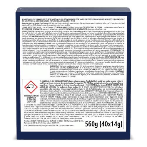 by Amazon - All-In-One Spülmaschinentabs, 40 tabs – Ansicht 2