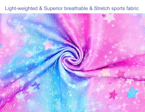Image of Domusgo Gymnastics Leotards for Girls Sparkly One Piece Biketard Size 1-10Y