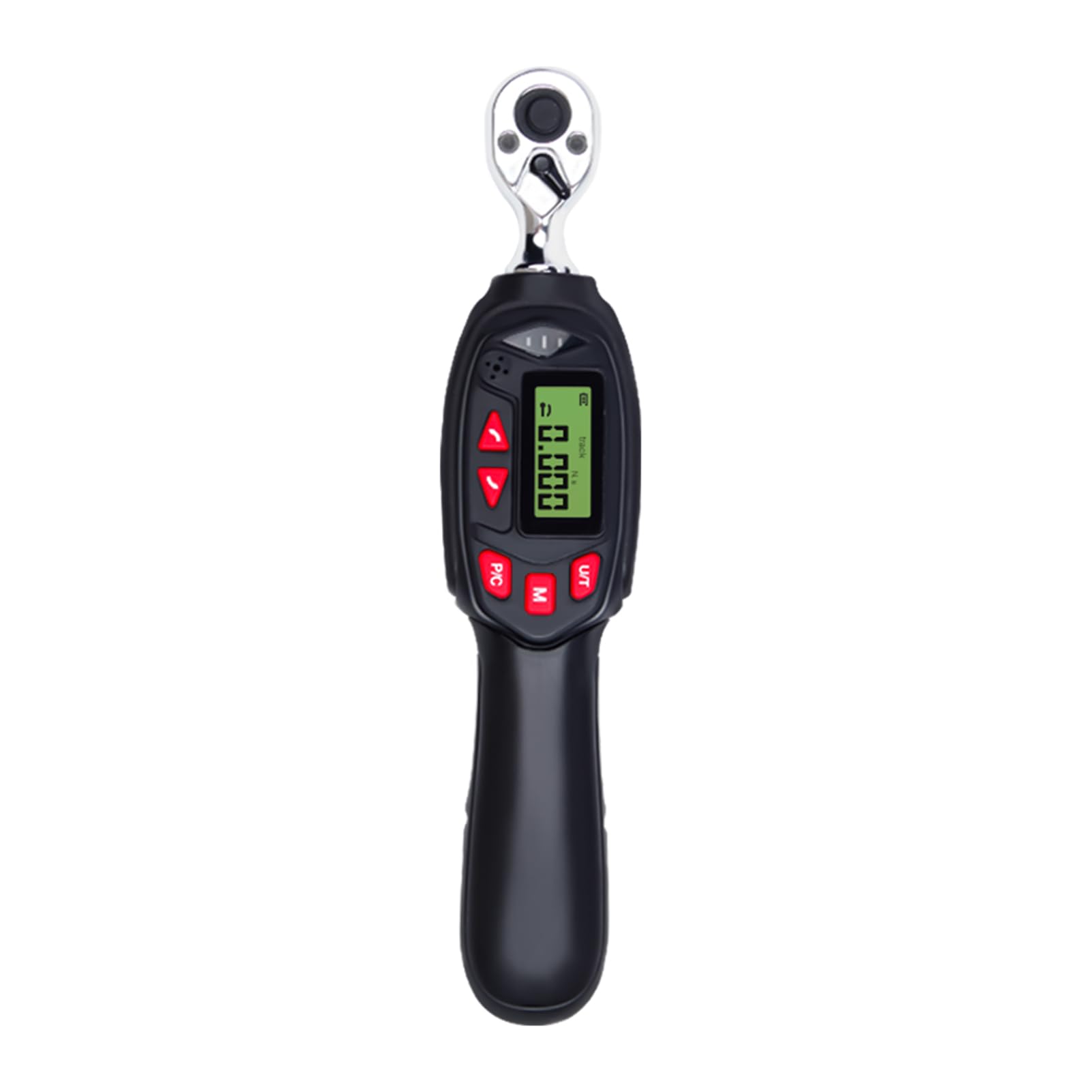 3/8 "Llave de torque digital con timbre y notificación de flash LED 3-60 nm y ± 2% de alta precisión de la operación bidireccional que incluye 5 unidades de torque y 3 modos