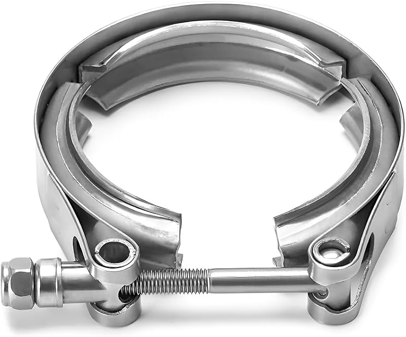 Abraçadeira V-Band 2,5 Polegadas em Aço Inoxidável 304 NYTKL para Escapamento e Turbo – 1 unidade