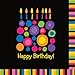 Creative Converting 655851 3 Ply Beverage Napkins Birthday Cake Dots 192 Counts