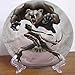 ousente 20 cm niedźwiedź 3D drukowany talerz dekoracyjny, mitologiczna scena koncepcja zastawa stołowa talerz ceramiczny ornament dekoracja akcesoria do domu i biura dekoracje ścienne rodzinne sentyment