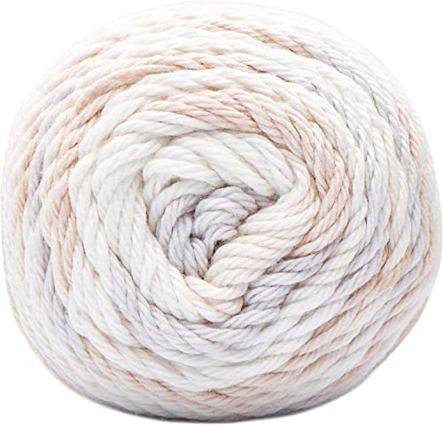Bernat Handicrafter Stripey Linen Yarn - 6 Pack Of 85G/3Oz - Cotton - 4 Medium (Worsted) - 130 Yards - Knitting/Crochet #TOP2