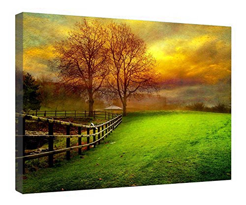 Impression sur toile encadrée en bois pour créer un salon chaleureux et cosy