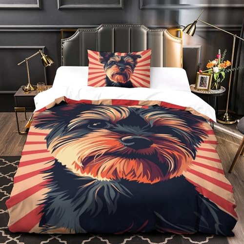 Housse de couette microfibre 135x200 pour lit d'enfant et ado - 4