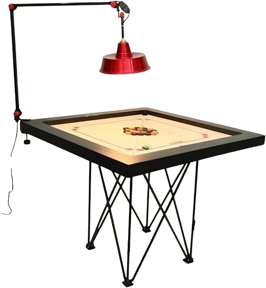 Professional Portable Carrom Board Lamp Shade – Illuminate Your Game Anywhere! (Lamp Only, No Board)
