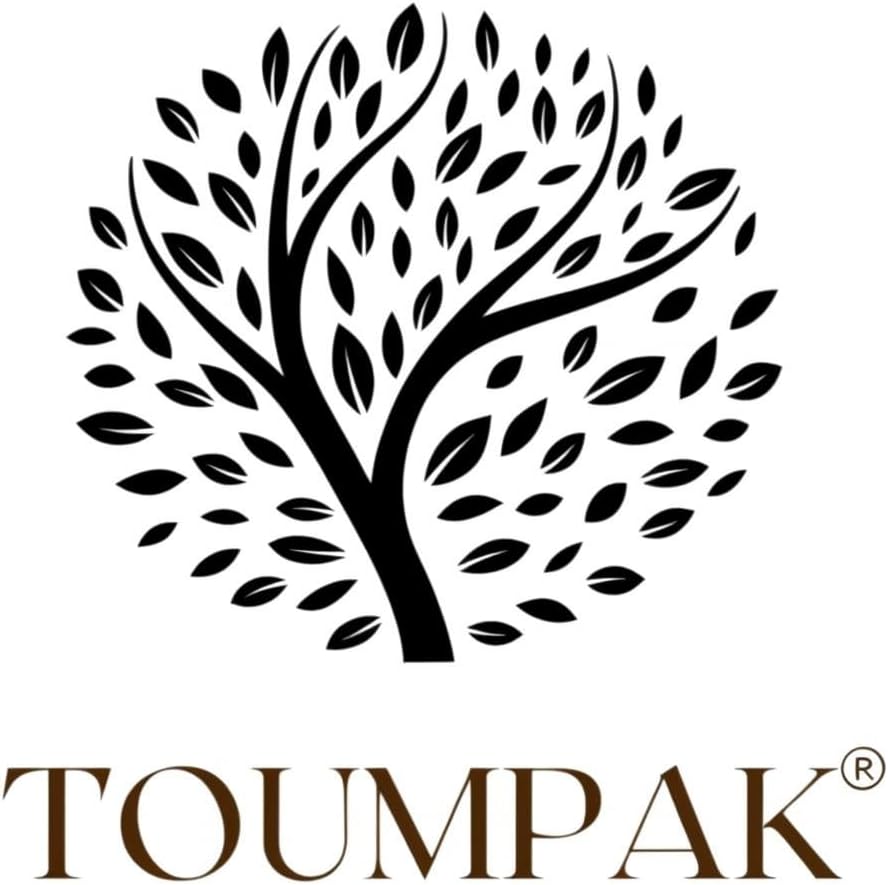 TOUMPAK® Acacia Wood Trash Bag Organizer – 2-in-1 Grocery & Trash Bag Holder – Eco-Friendly Kitchen Storage, Wall Mount or Countertop – Fits 13 Gallon Trash Rolls & Grocery Bags