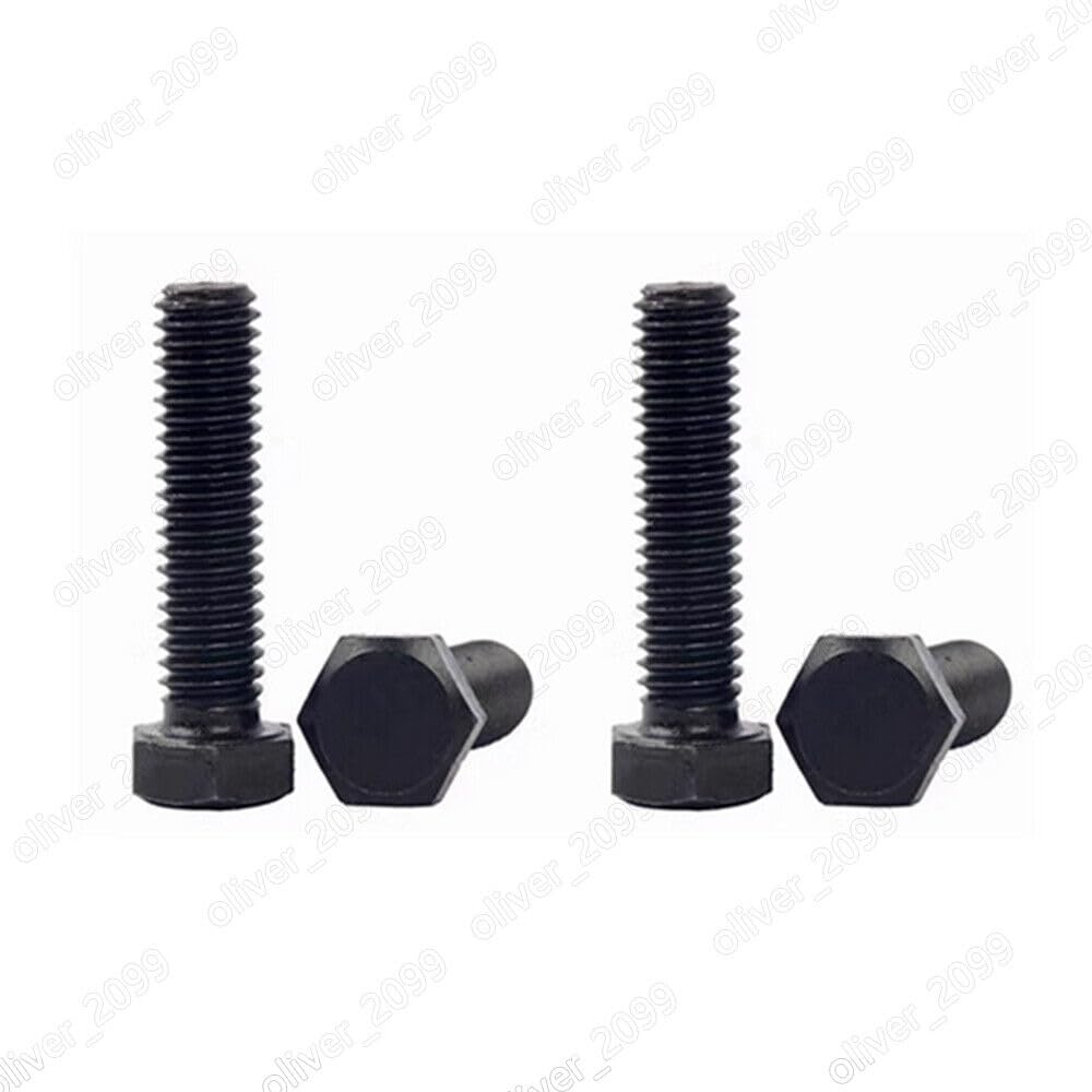 Bulloni a testa esagonale M11 in acciaio nero 8.8, passo 1,25/1,75(M11 1.25 x 100mm 3pcs partial thread)