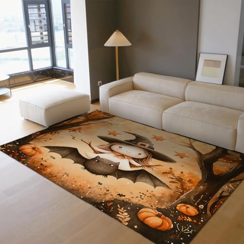 Tapis de bureau Halloween antidérapant et doux pour le sol - 2