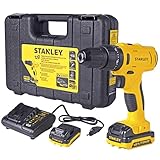 STANLEY Parafusadeira e Furadeira de Impacto 10mm SCH121S2K-BR