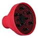 Silicone Hairdryer Diffuser Folding Hair Blower Professional Salon Hairdressing Styling Tool Universal Hood Cover, Red