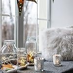 LETINE Silver Votive Candle Holders Set of 36 - Speckled Mercury Silver Glass Candle Holder Bulk - Ideal for Halloween & Thanksgiving Decorations Indoor，Wedding Centerpieces，Home Decor - Image 5