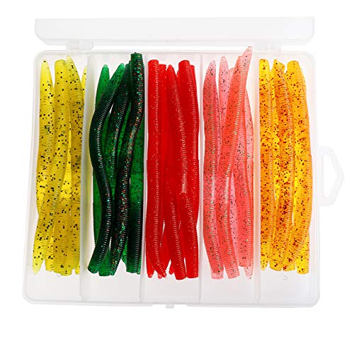 10 Best rubber worms for bass fishing (That Work!)
