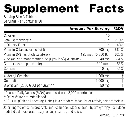 Source Naturals Wellness N-A-Cetin Immune Protocol, Crucial Immune Defense* - 90 Tablets - Image 6