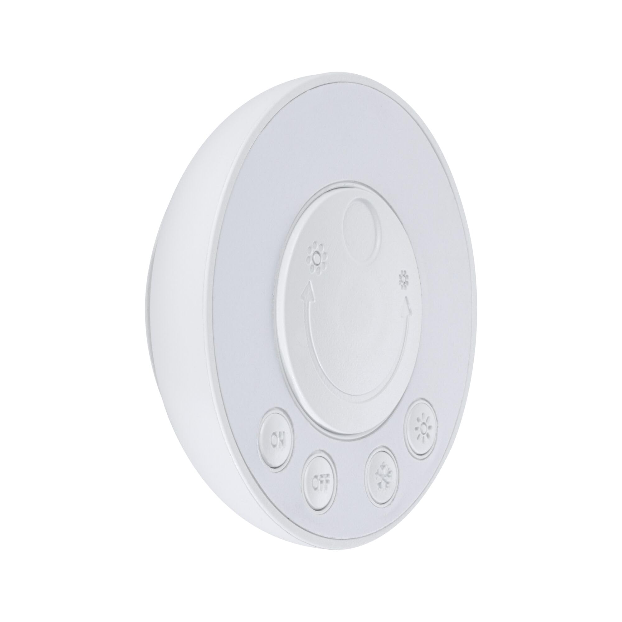 Paulmann 99976 éclairage de meubles Clever Connect interrupteur Bow 71 mm rond gradable éclairage de placard blanc dépoli éclairage d'armoire plastique 2700K-6500K