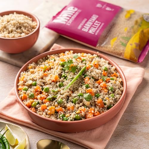 Image of Mille Samak Millet Whole Grain | Barnyard Millet | Sanwa /Bhagar /Kuthiraivally /Udalu | Ideal for FASTING | Unpolished, No Soaking Required | High Plant Protein and Fibre | Just cook for 6 minutes | High Grade Whole Grain | 500g