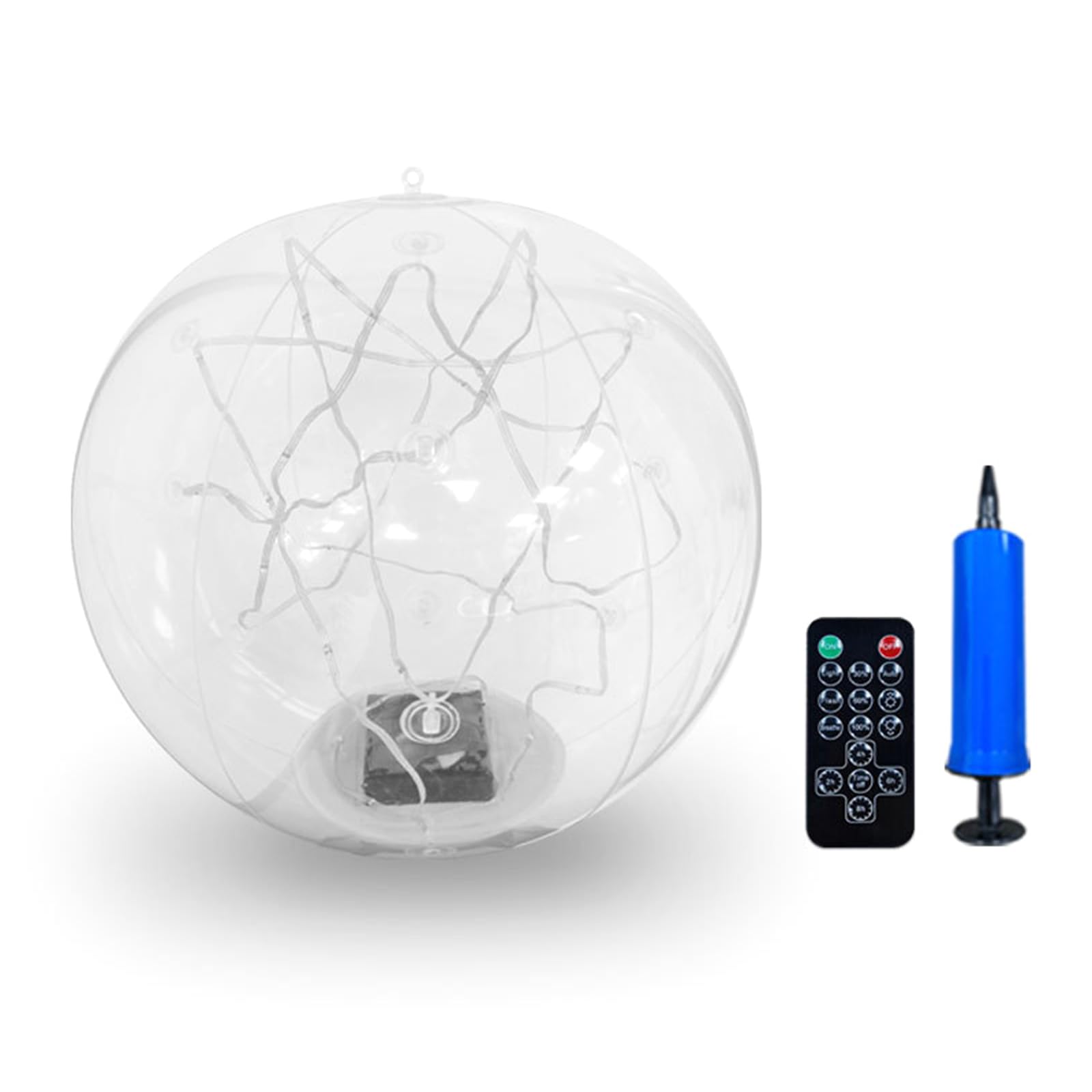 Schwimmende LED Atmosphärenleuchte, 35 cm, aufblasbare Solarkugel, Pool Dekoration für Hinterhof, Garten, Terrasse, Wasserspiel, Verwendung aufblasbarer Pool Kugel, Outdoor Solar, schwimmende