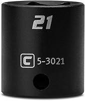 Vista 18 de Capri Tools 6 mm Shallow Impact Socket, 3/8-Inch Drive, 6-Point, Metric