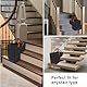 2 Stück Treppen Organizer Korb, L-Förmiger Treppenkorb-Organize, Faltbarer Treppenstufenkorb, Für Teppich- Und Holztreppen, Treppenorganisator Für Heim- Und Bürodekoration (Schwarz)