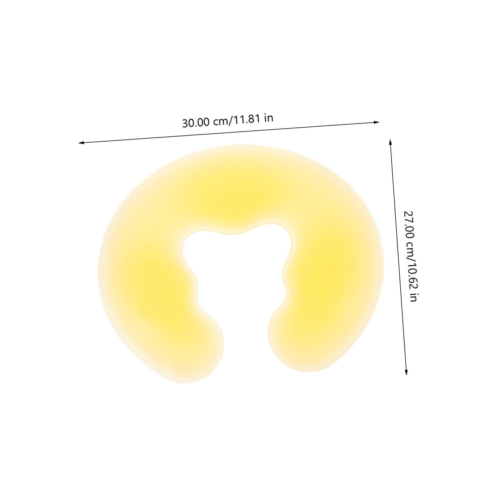 GALPADA Cuscino Spa in Silicone U Shape per Massaggio Viso e Corpo, Morbido Poggiatesta per Salone Estetico