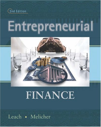 Entrepreneurial Finance by J. Chris Leach (2005-04-11)