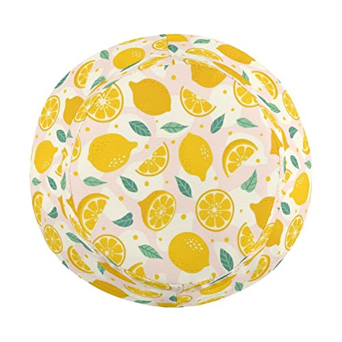 Fruit Lemon Pattern Kids Hats Children's Bucket Fisherman Cap Outdoor Summer Travel Beach Hats3