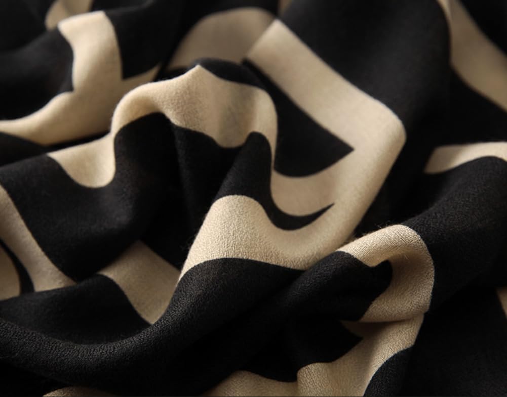 JERLA Women's Scarves Lady Light Soft Fashion Solid Scarf Wrap Shawl plaid scarf - Image 4