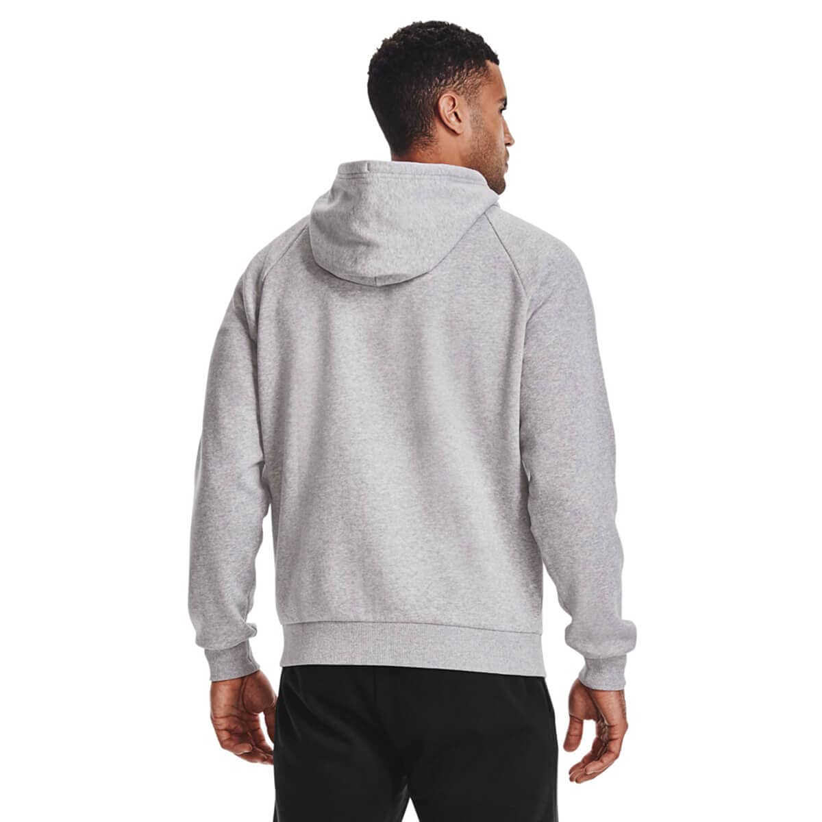 Under Armour Herren Ua Rival Cotton Fz Hoodie sportliche Sweatjacke, Warmer Kapuzenpullover mit durchgehendem Reißverschluss (1er Pack)