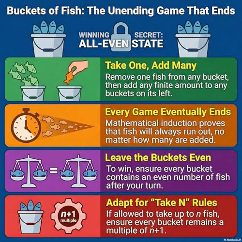 Buckets of Fish: Proofs and Strategies for Finitary Games
