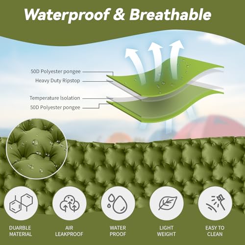 HiiPeak Double Self-Inflating Sleeping Pad
