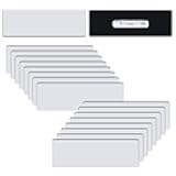 SHENLIU 16 Pcs Name Tag, 1 x 3 Inch Blank Name Badges with Pins DIY Blank ID Name Badge for Office Workers Students Personalized Badges Making