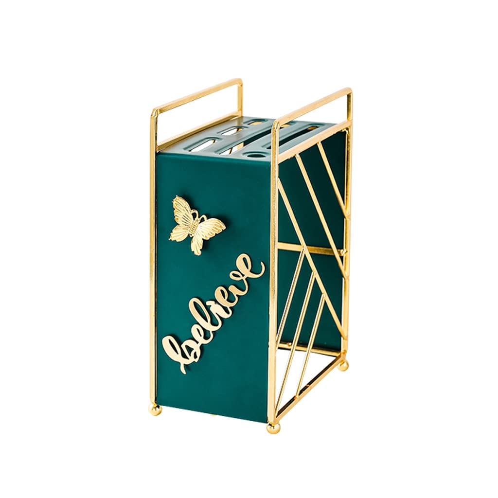 Soporte para utensilios que evita cajones desordenados cuidando su cuchilla de cocina de golpes