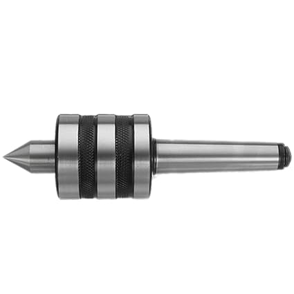 Mantouxixi MT2 Medium Duty Live Revolving Center, Professional Carbon Steel Morse Taper Precision 0.0003