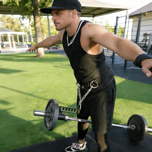 Accessoire de squat à ceinture et poignée en D pour gym maison - 2