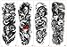 DaLin Temporary Tattoo Sleeves Extra Large Full and Half Arm Fake Tattoos Sleeve for Women Men, 14 Sheets (Collection 7)