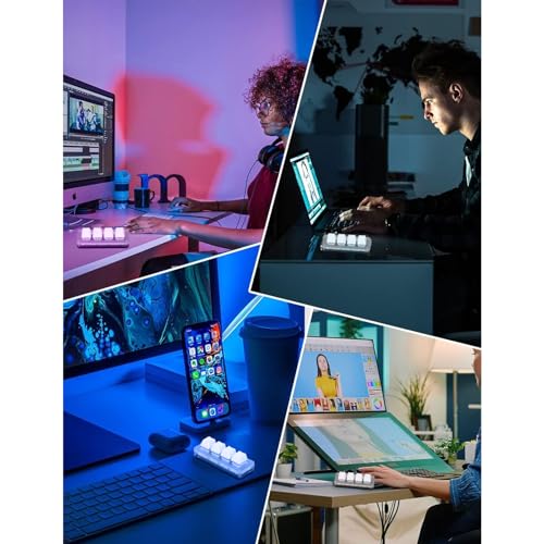 Teclado Mecánico 4 Teclas Prevessel USB-C RGB miniatura 5