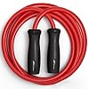 Elite Jumps Muay Thai 2.0 Weighted Jump Rope for MMA, 1.1 lbs, 8 ft | Heavy resistance rope for Muay Thai, MMA and boxing. Ball-bearing handles. Intermediate to advanced.
