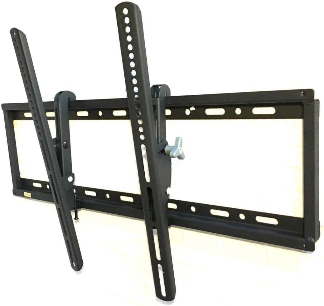 AXXISTECH Large TV Mount - Tilting Low Profile TV Wall Mount Bracket for 32-80 inch TVs - 15 Degrees of Down Tilt for LED, LCD, OLED Flat Screen TVs with VESA Patterns to 600 x 400