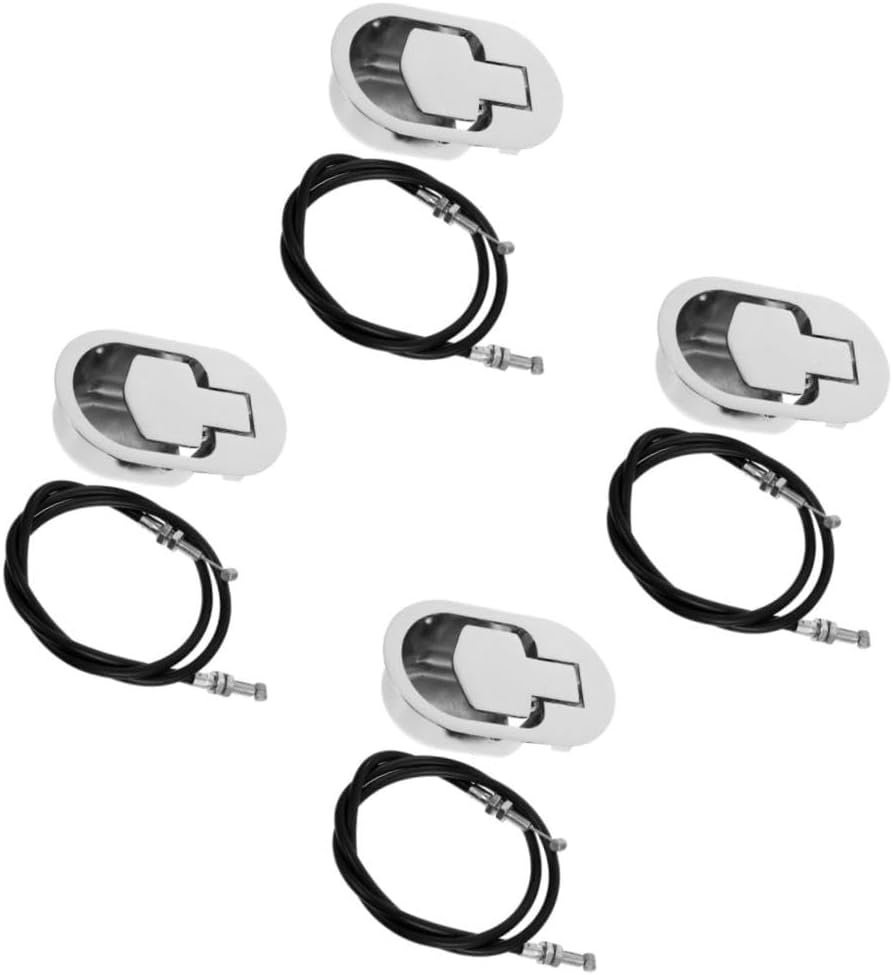 OUNONA 4pcs Recliner Release Pull Handle Cable Replacement Parts for Sofa Chairs Easy Installation Heavy-Duty Design Compatible Recliners