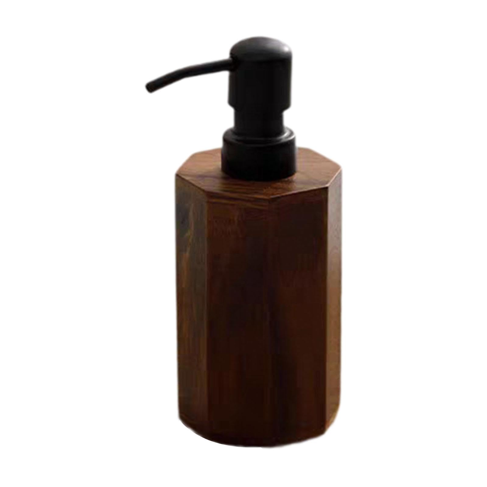 Qianly Dispensador de Jabón, Dispensador de Loción, Vacío, Práctico, Moderno, Fácil de Usar, Botella de Jabón Líquido con Bomba para Baño, Apartamento, Hotel, Pequeño