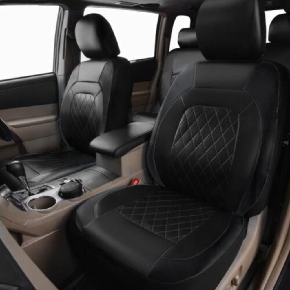HARIN Auto Coprisedili per Audi A4 B9 Sedan 2015-2024, Traspirante Antiscivolo Impermeabile Durevoli Interni Protezioni Sedile Accessori,A/Black