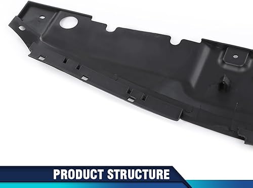 Miniatura 7 de PIT66 Nueva cubierta de soporte de radiador superior compatible con Hyundai Accent GS 2012 2013 2014 2015LE 2016-2017Sport 2015 2016 2017Value