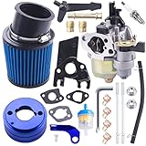 MRELC High Performance Upgraded Carburetor Air Filter adapter Intake Spark Plug Kit fit for Predator