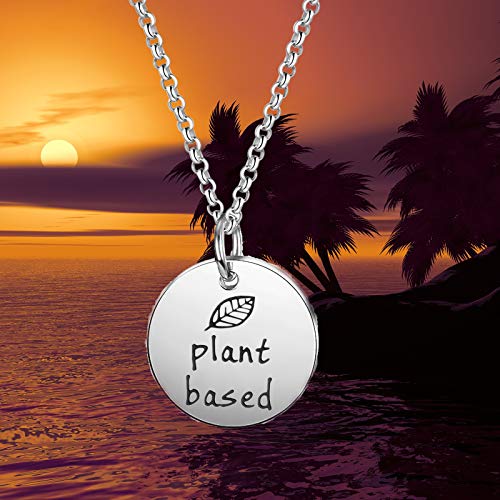 Image of Plant Based Vegan Charm Bracelet Vegetarian Jewelry Vegan Gift