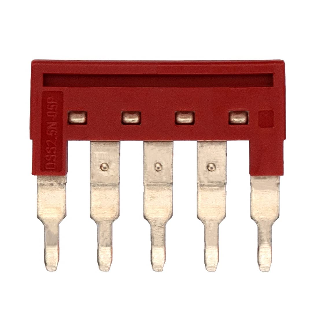 Dinkle DSS2.5N-05P DIN Rail Terminal Block Press-Fit Jumper (Pack of 10)