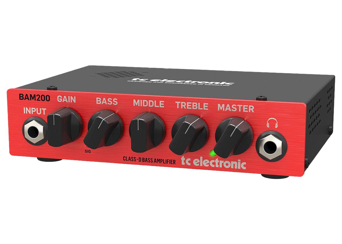 TC Electronic BAM200 Testata per basso 200 Watt Classe D compatta