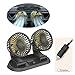 Wying Store 2. 4V / 12V. Samochód Dual-Head Wentylator 360 Stopień Obrotowy Regulowany Samochodowy Wentylator chłodzący Air Auto Silne Wiatr Niski Wentylator Samochodowy Akcesoria wentylator