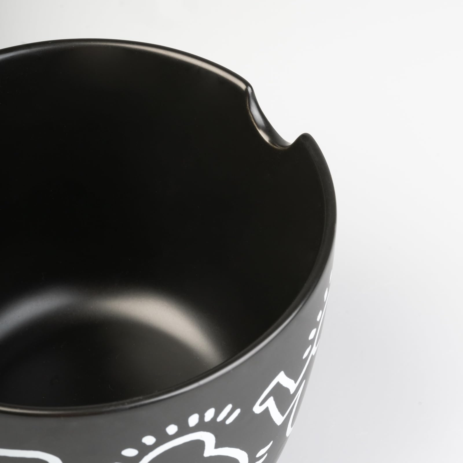 Grupo Erik Ciotola Ramen Keith Haring - Ramen Bowl 1400 ml, Ciotole Cucina Giapponese con Bacchette, Adatta per Lavastoviglie e Microonde | Insalatiera Regalo